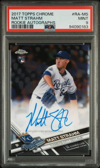 2017 Topps Topps Chrome #RA-MS Matt Strahm 1k2s front