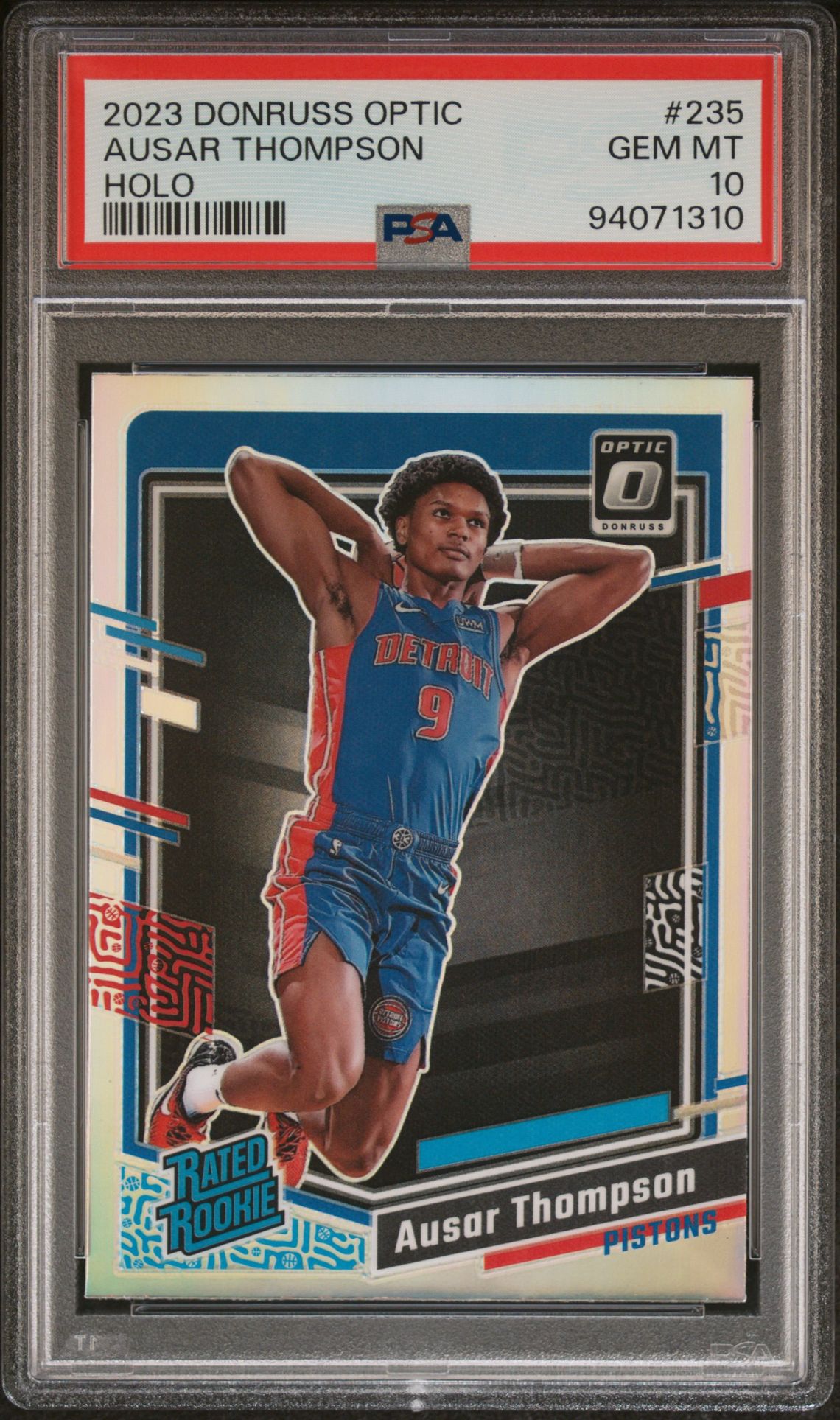 2023 Panini PANINI DONRUSS OPTIC HOLO #235 Ausar Thompson front