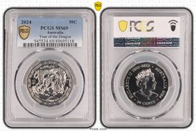 2024 50C Year of the Dragon MS69