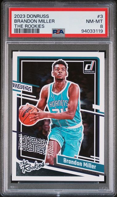 2023 Panini Donruss #3 Brandon Miller front