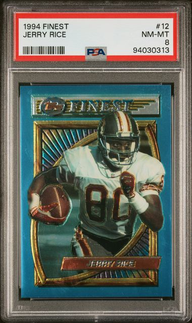 1994 Topps Topps Finest #12 Jerry Rice front