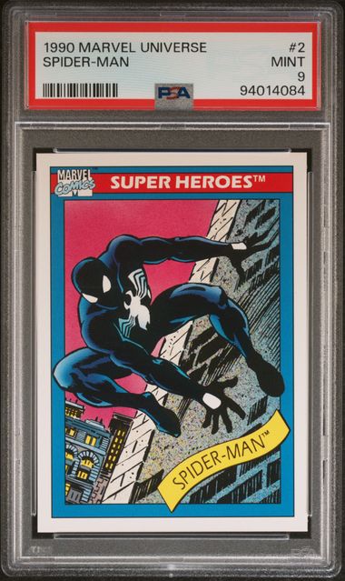 1990 Marvel MARVEL UNIVERSE #2 Spider-Man front