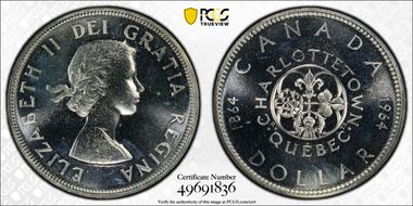 1964 S$1 Confederation PL65
