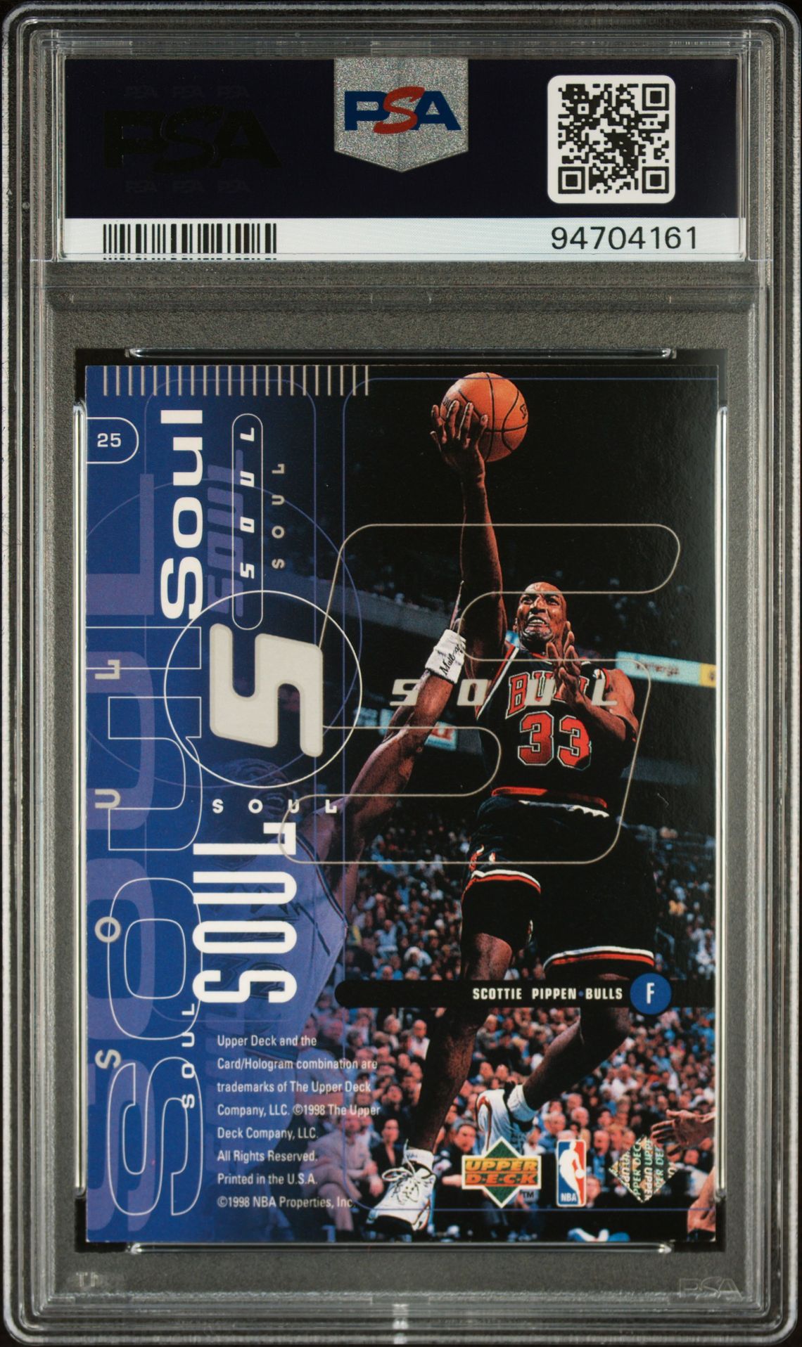 1998 Upper Deck M.jordan/S.pippen #25 Nm-Mt 8 back