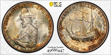 1920 50C Pilgrim MS68