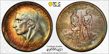 1935/34 50C Boone MS68