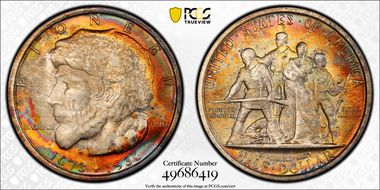 1936 50C Elgin MS68+ 