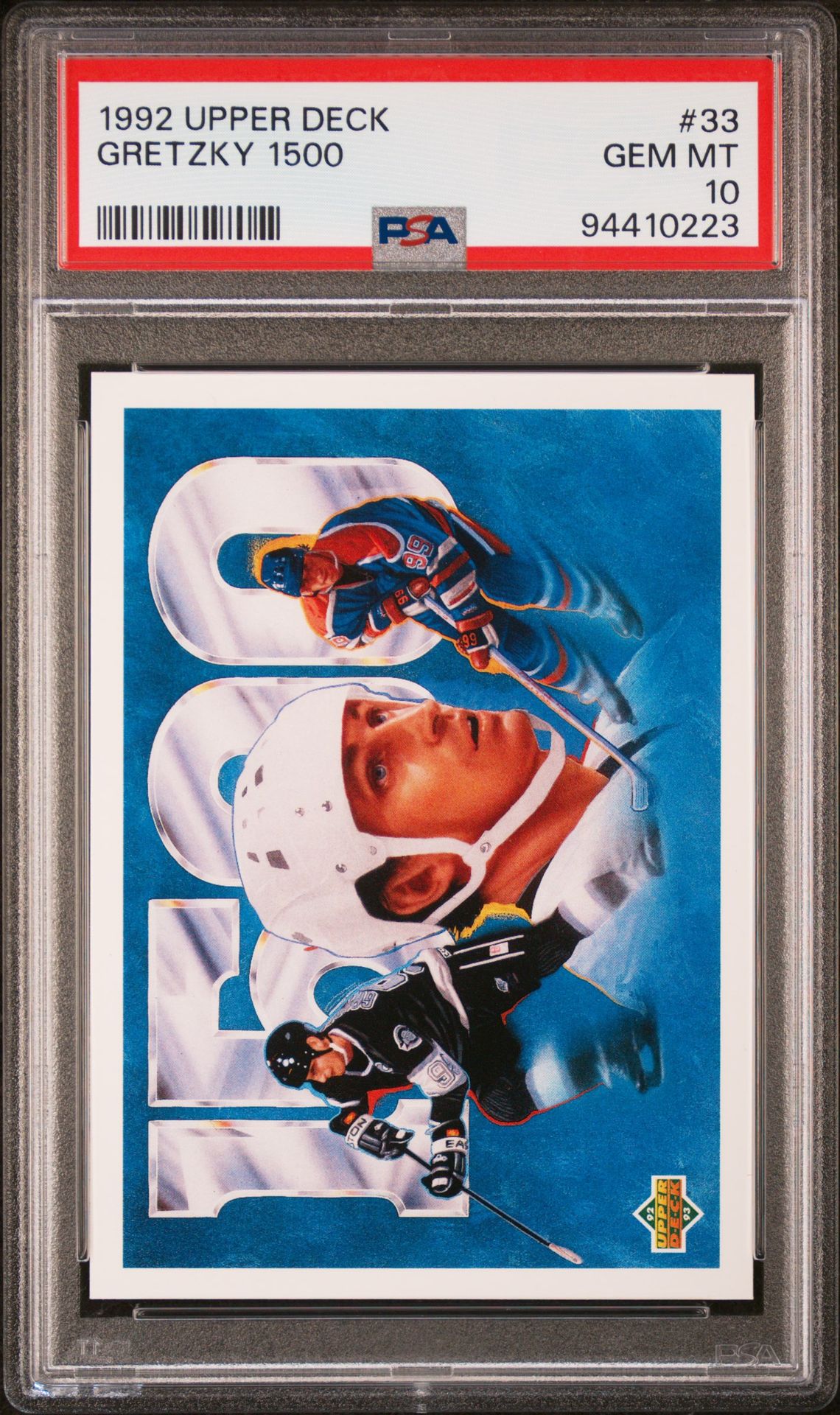 1992 Upper Deck Gretzky 1500 #33 Gem Mt 10 front