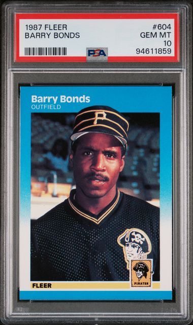 1987 Fleer FLEER #604 Barry Bonds front