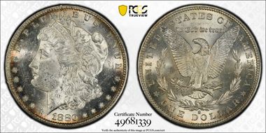 1880-S $1 MS62