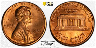 1988 1C Flared G, FS-901 MS65RD