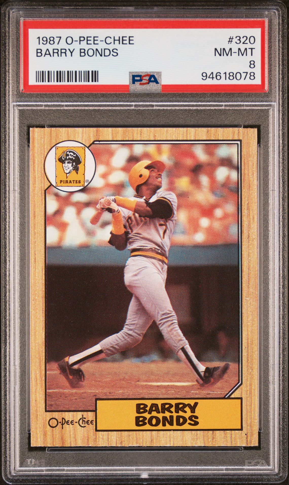 1987 Upper Deck O-PEE-CHEE #320 Barry Bonds front