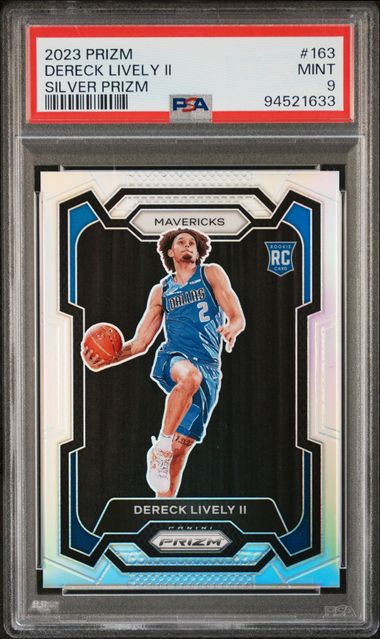 2023 Panini Prizm Silver #163 Dereck Lively front
