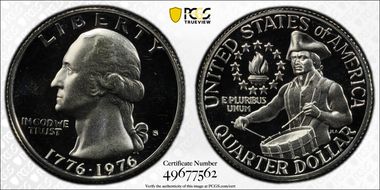 1976-S 25C Clad PR68CAM