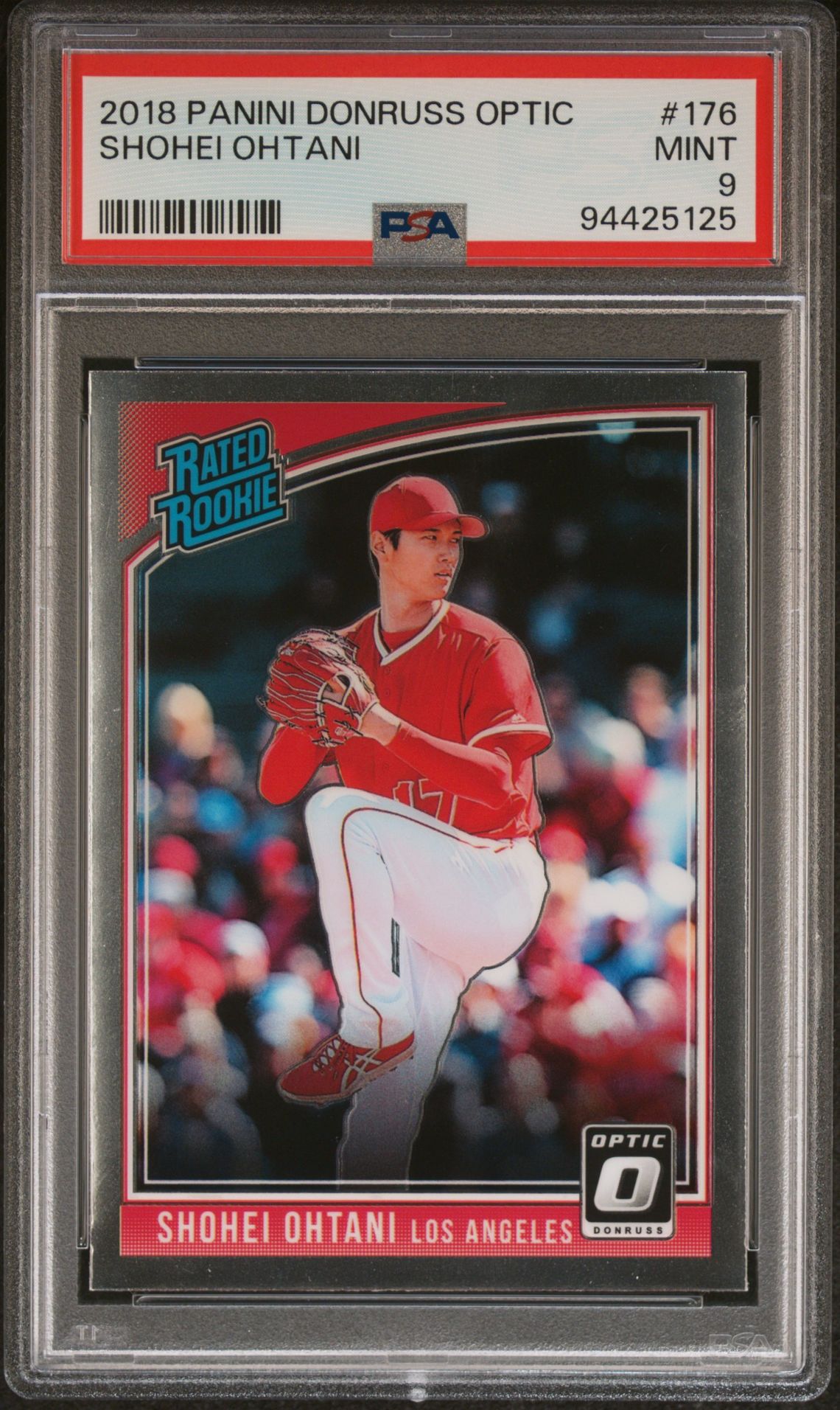 2018 Panini PANINI DONRUSS OPTIC SHOCK #176 Shohei Ohtani front