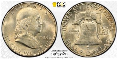 1948-D 50C MS62