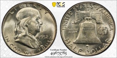 1952-D 50C MS63