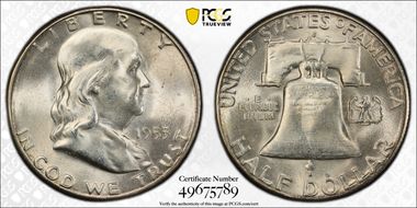 1953-S 50C MS64