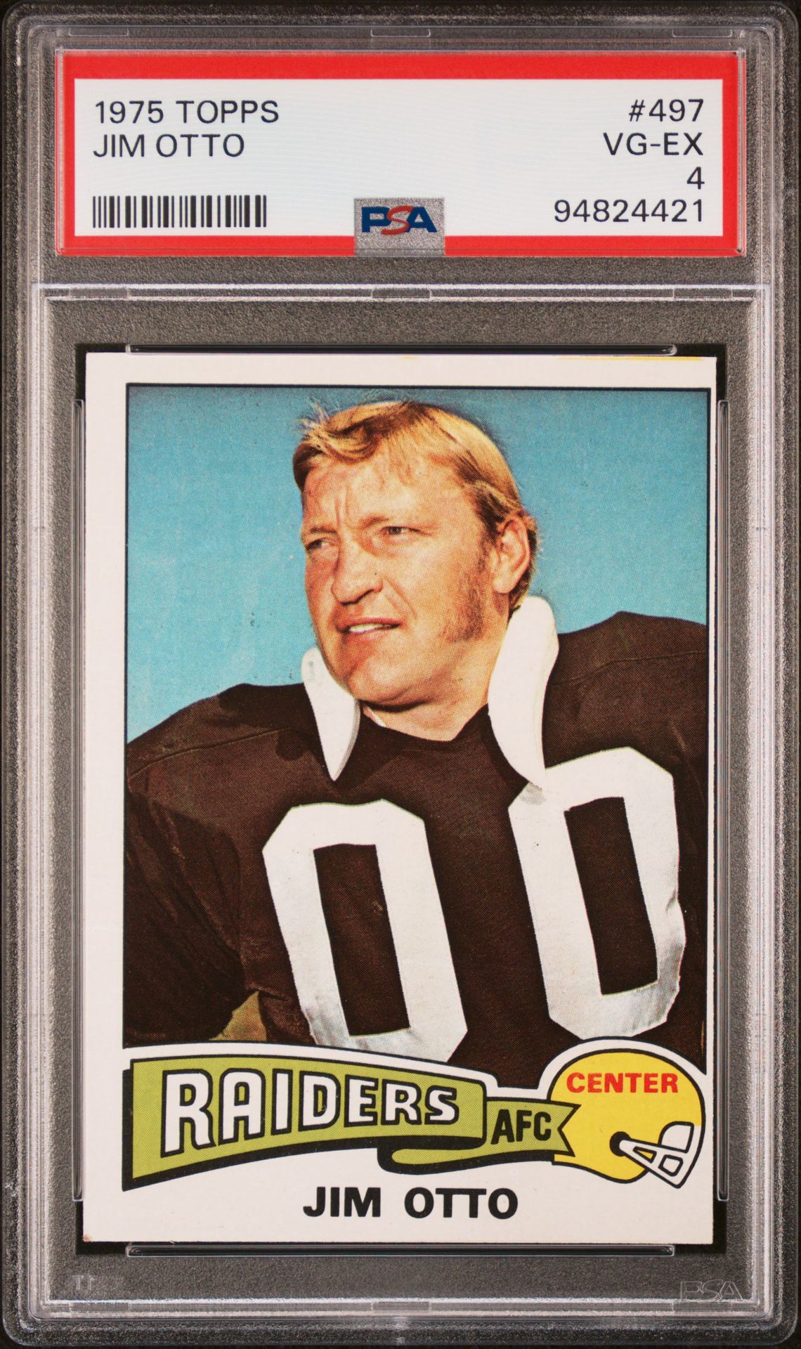 1975 Topps TOPPS #497 Jim Otto front