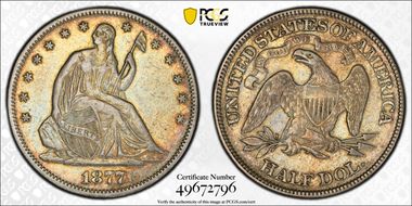 1877 50C Closed Bud, WB-103 XF40