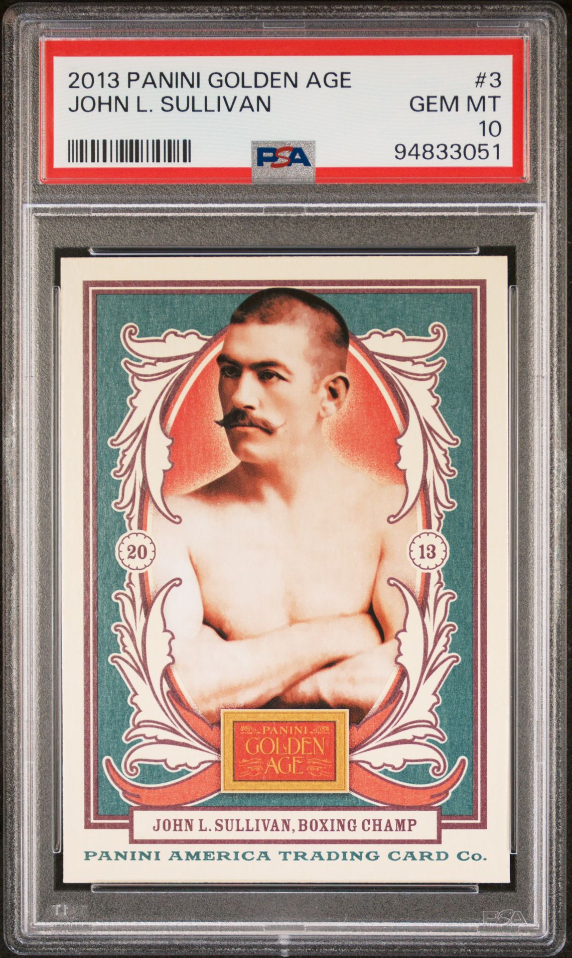 2013 Panini PANINI GOLDEN AGE #3 John L. Sullivan front