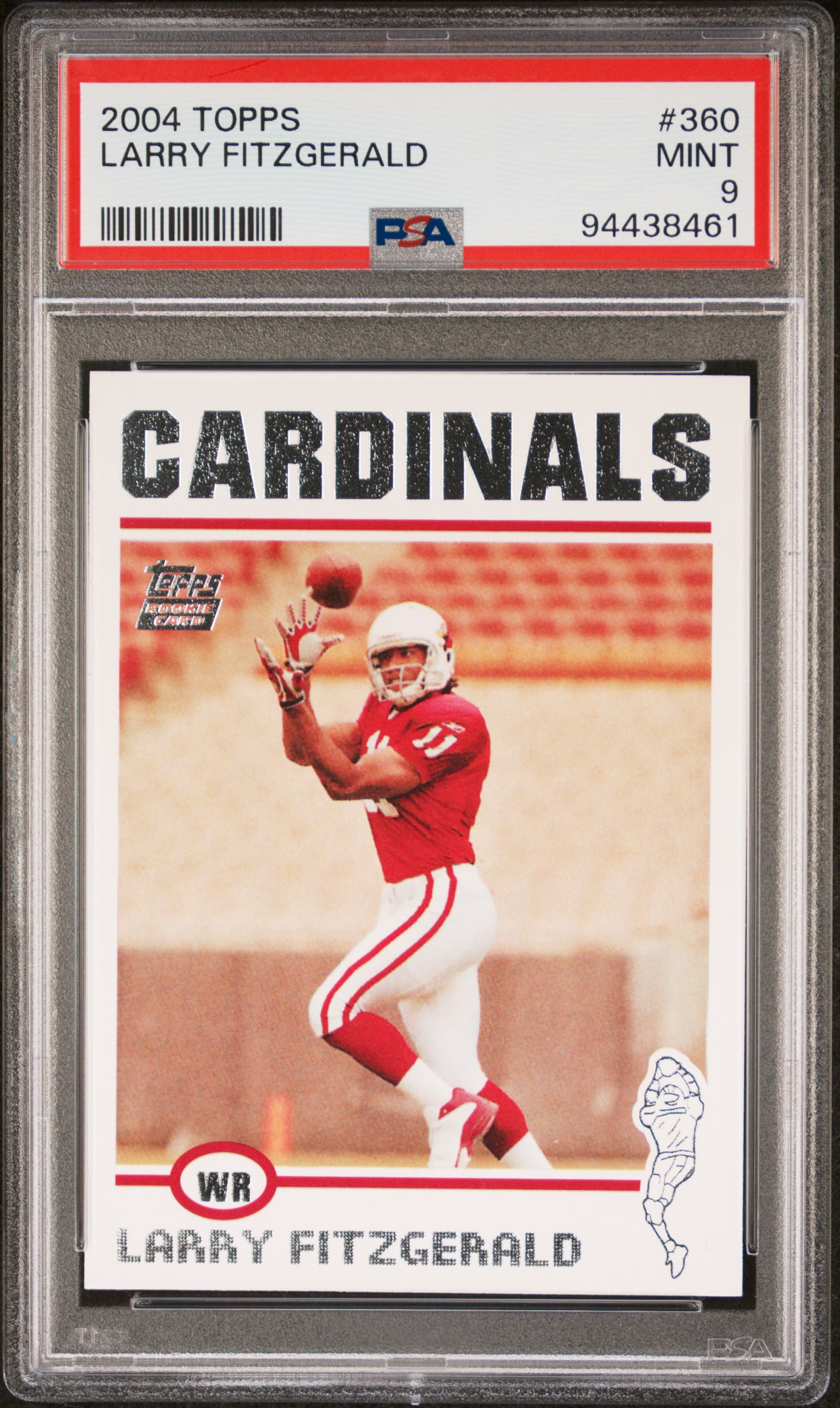 2004 Topps Larry Fitzgerald #360 Mint 9 front