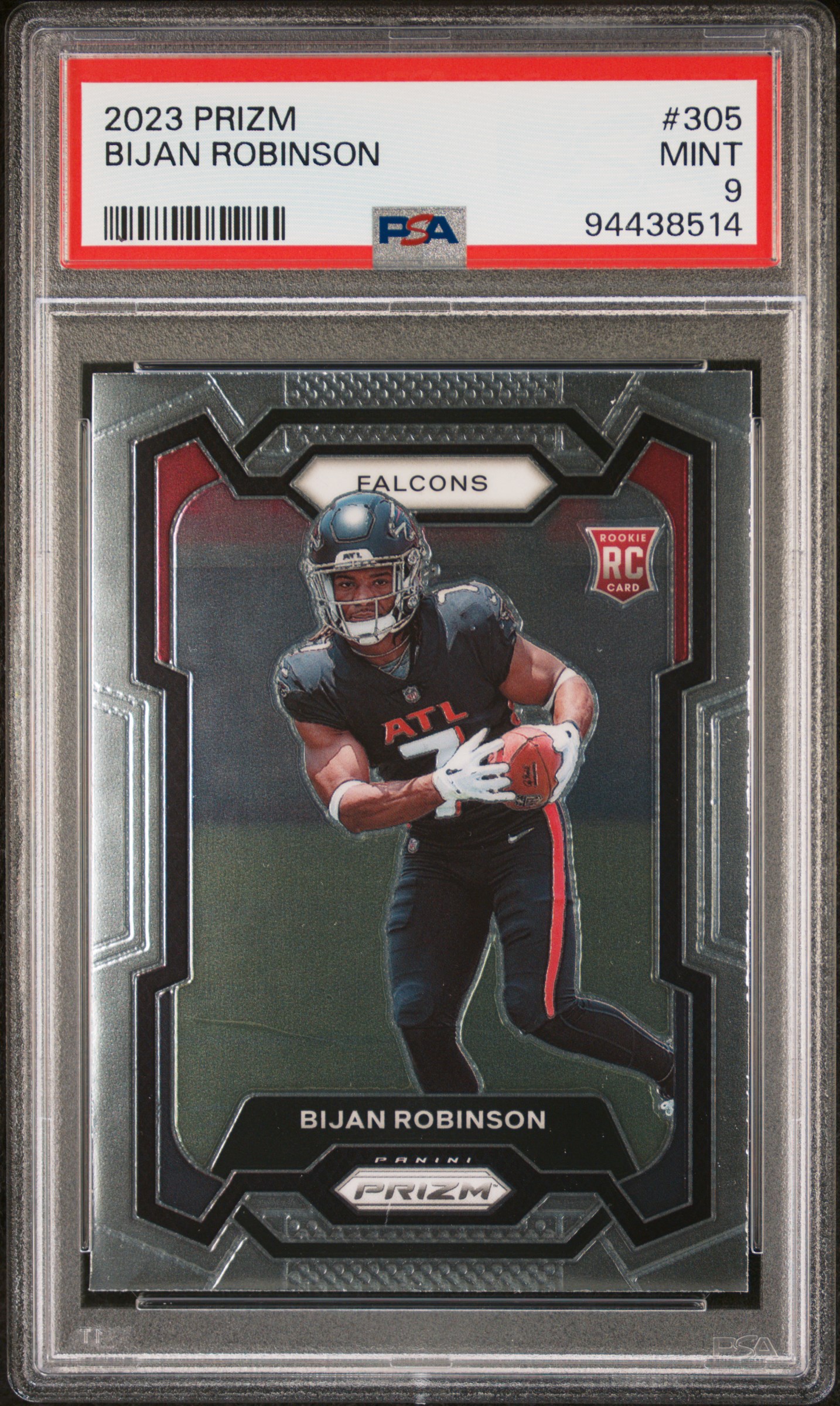 2023 Panini Prizm Bijan Robinson #305 Mint 9 front