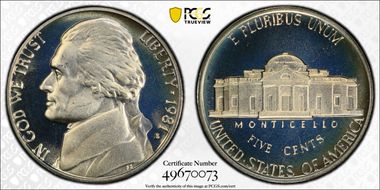 1981-S 5C Type 1 PR69DCAM