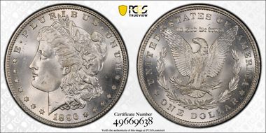 1896 $1 MS67