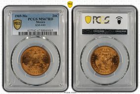1969-Mo 20C KM-440 MS67RD