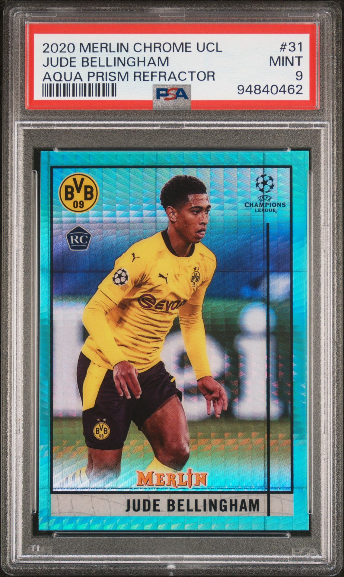 2020 Topps Topps Merlin Chrome Uefa Champions League #31 Jude Bellingham front