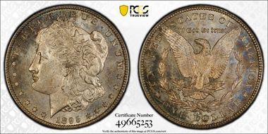 1895-S $1 VAM 4, S/Horizontal S MS64
