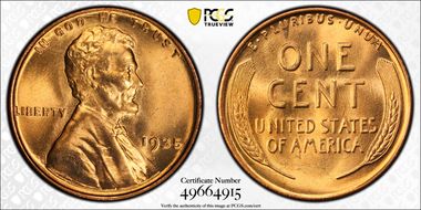 1935 1C MS68RD