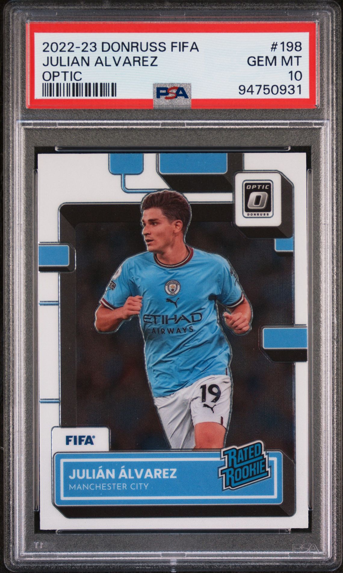 2022 Panini PANINI DONRUSS FIFA ORANGE #198 Julian Alvarez front