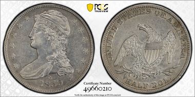 1839-O 50C N1