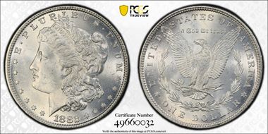 1882 $1 MS63