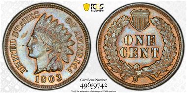1903 1C MS63BN