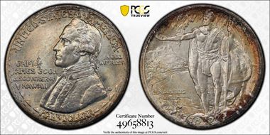 1928 50C Hawaiian MS66+