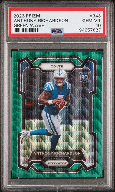 2023 Panini Prizm Wave #343 Anthony Richardson 1j7y front