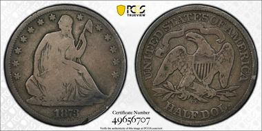 1873-CC 50C No Arrows VG8