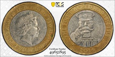 2014 £2 S-K34 WWI XF40