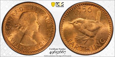 1956 1/4D S-4159 MS64RD