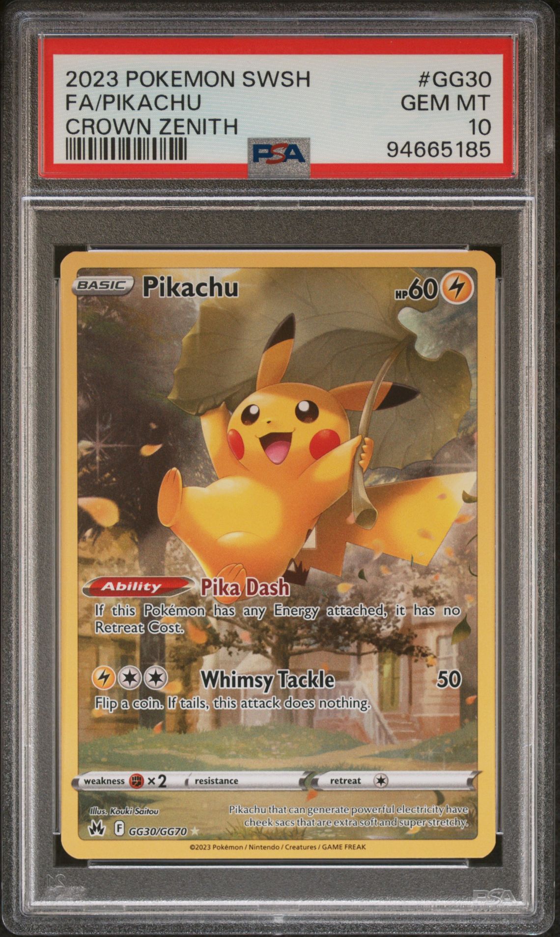 2023 Pokemon #GG30 Fa/Pikachu front