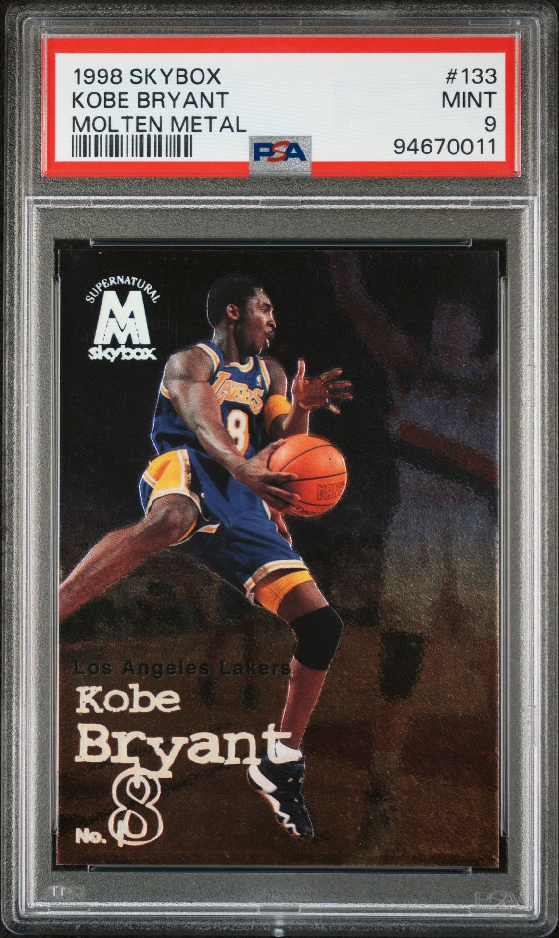 1998 SkyBox #133 Kobe Bryant front