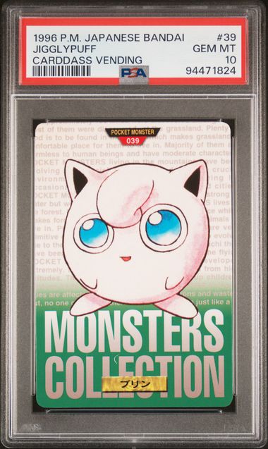 Jigglypuff card PSA 10, cert 94471824