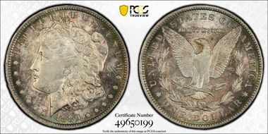 1889-O $1 AU58