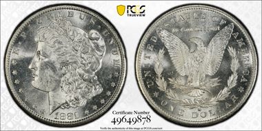 1881-S $1 MS63
