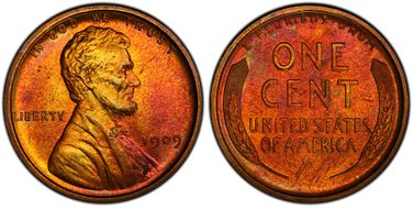 1909 1C Lincoln PR66+ RD