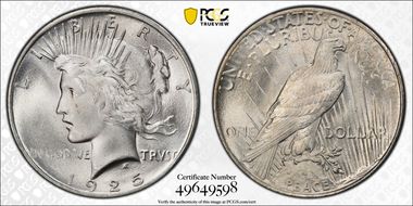 1925 $1 MS67