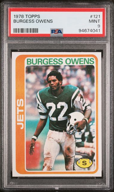 1978 Topps #121 Burgess Owens front